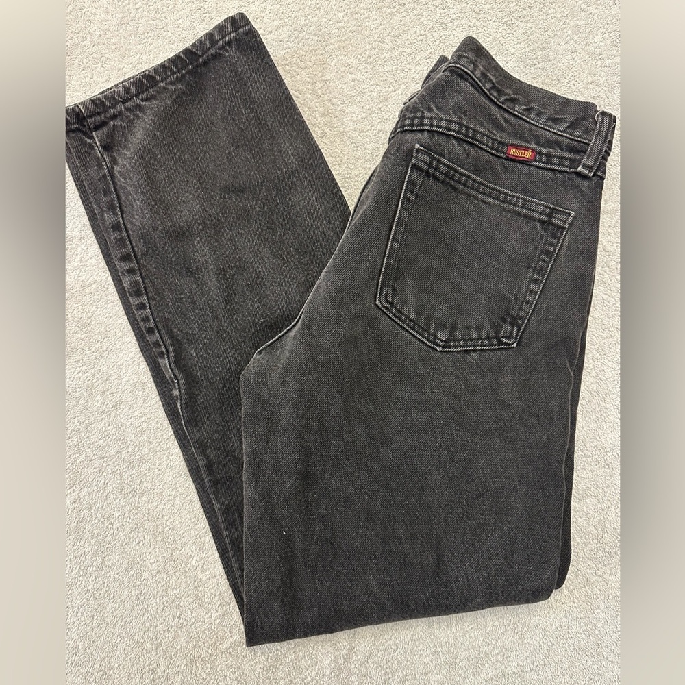 Black Rustler Jeans